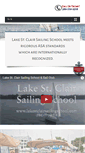 Mobile Screenshot of lakestclairsailingschool.com